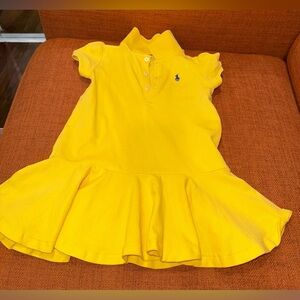 Polo by Ralph Lauren Yellow Kids Casual Dress